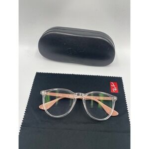 Ray-Ban Erika Optics RB7046-5953 Unisex Eyeglasses Polished Transparent Round